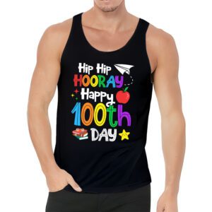 Hip Hip Hooray Happy 100th Day of School Teachers Kids Tank Top 3 2