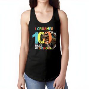 I Crushed 100 Days of School Dinosaur Monster Truck Gift Boy Tank Top 1