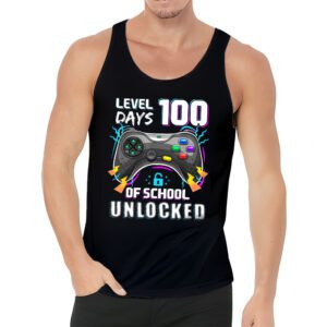 Level 100 Days Of School Unlocked Boys 100th Day Of School Tank Top 1 4