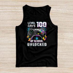 Level 100 Days Of School Unlocked Boys 100th Day Of School Tank Top