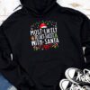 Most Likely To Get Sassy With Santa Funny Family Christmas Hoodie