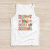 Retro 100 Days of School Teachers Kids Groovy 100th Day Tank Top