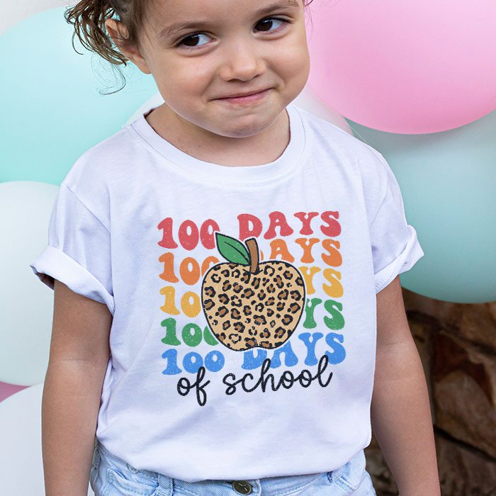 Retro-Groovy-100-Days-Happy-100th-Day-Of-School-Teacher-Kids-T-Shirt-2 Retro Groovy 100 Days Happy 100th Day Of School Teacher Kids T Shirt 2