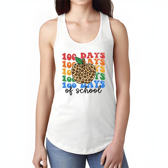 Retro-Groovy-100-Days-Happy-100th-Day-Of-School-Teacher-Kids-Tank-Top-1 Retro Groovy 100 Days Happy 100th Day Of School Teacher Kids Tank Top 1