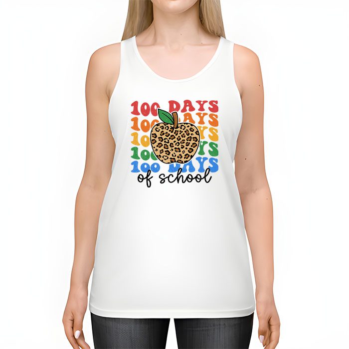 Retro-Groovy-100-Days-Happy-100th-Day-Of-School-Teacher-Kids-Tank-Top-2 Retro Groovy 100 Days Happy 100th Day Of School Teacher Kids Tank Top 2
