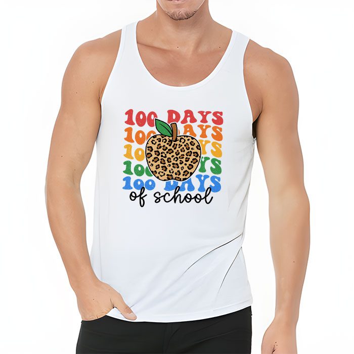 Retro-Groovy-100-Days-Happy-100th-Day-Of-School-Teacher-Kids-Tank-Top-3 Retro Groovy 100 Days Happy 100th Day Of School Teacher Kids Tank Top 3