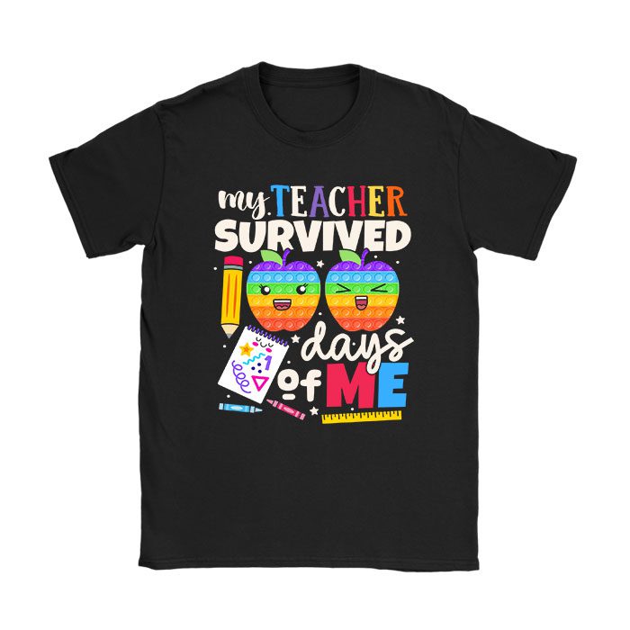 Teacher Survived 100 Days Of Me For 100th Day School Student T-Shirt