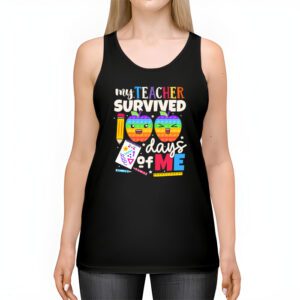 Teacher Survived 100 Days Of Me For 100th Day School Student Tank Top 2 2