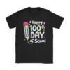 Tie Dye Happy 100th Day Of School Teachers Students Kids T-Shirt