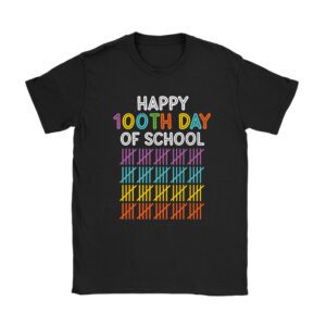 Tie Dye Happy 100th Day Of School Teachers Students Kids T-Shirt