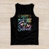 Tie Dye Happy 100th Day Of School Teachers Students Kids Tank Top