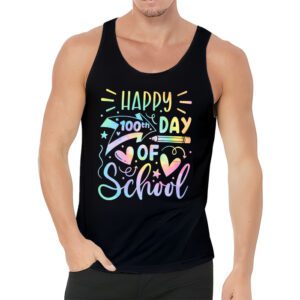Tie Dye Happy 100th Day Of School Teachers Students Kids Tank Top 3 Tie Dye Happy 100th Day Of School Teachers Students Kids Tank Top 3