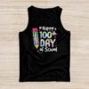 Tie Dye Happy 100th Day Of School Teachers Students Kids Tank Top