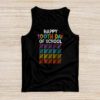 Tie Dye Happy 100th Day Of School Teachers Students Kids Tank Top