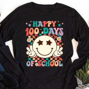 100 Days 100th Day Of School For Girls Boys Teacher Longsleeve Tee 1