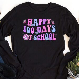 100 Days 100th Day Of School For Girls Boys Teacher Longsleeve Tee 1 4