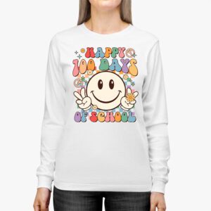 100 Days 100th Day Of School For Girls Boys Teacher Longsleeve Tee 2 3