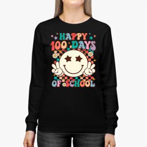 100 Days 100th Day Of School For Girls Boys Teacher Longsleeve Tee 2