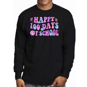 100 Days 100th Day Of School For Girls Boys Teacher Longsleeve Tee 3 4