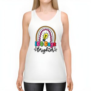 100 Days Brighter Happy 100 Days Of School Teachers Kids T Shirt 2 19