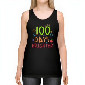 100 Days Brighter Happy 100 Days Of School Teachers Kids T Shirt 2 20