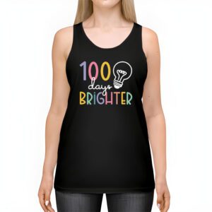 100 Days Brighter Happy 100 Days Of School Teachers Kids T Shirt 2 22