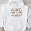 100 Days Growing Boho Flowers Teacher 100th Day of School Hoodie