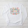 100 Days Growing Boho Flowers Teacher 100th Day of School Longsleeve Tee