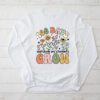100 Days Growing Boho Flowers Teacher 100th Day of School Longsleeve Tee