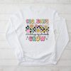 100 Days Growing Boho Flowers Teacher 100th Day of School Longsleeve Tee