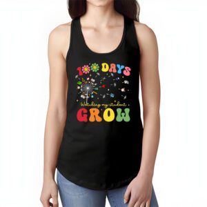 100 Days Growing Boho Flowers Teacher 100th Day of School Tank Top 1 2