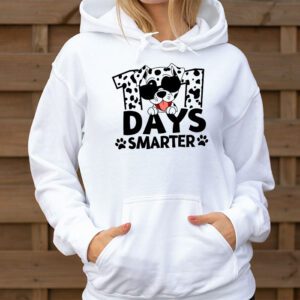 100 Days Of School Dalmatian Dog Boy Kid 100th Day Of School Hoodie 1 4