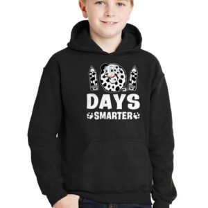 100 Days Of School Dalmatian Dog Boy Kid 100th Day Of School Hoodie 2 2