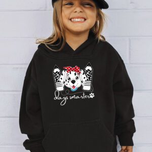 100 Days Of School Dalmatian Dog Boy Kid 100th Day Of School Hoodie 3