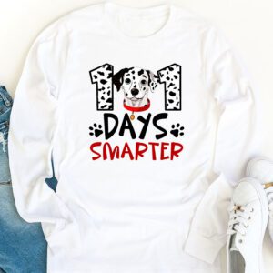 100 Days Of School Dalmatian Dog Boy Kid 100th Day Of School Longsleeve Tee 1 1