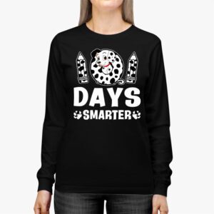 100 Days Of School Dalmatian Dog Boy Kid 100th Day Of School Longsleeve Tee 2 2