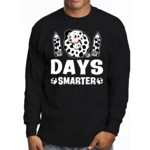 100 Days Of School Dalmatian Dog Boy Kid 100th Day Of School Longsleeve Tee 3 2