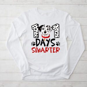 100 Days Of School Dalmatian Dog Boy Kid 100th Day Of School Longsleeve Tee