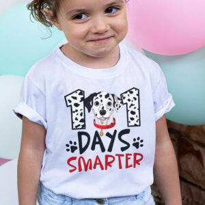 100 Days Of School Dalmatian Dog Boy Kid 100th Day Of School T Shirt 2 4