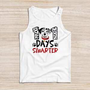 100 Days Of School Dalmatian Dog Boy Kid 100th Day Of School Tank Top