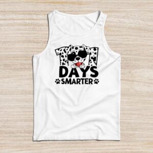 100 Days Of School Dalmatian Dog Boy Kid 100th Day Of School Tank Top