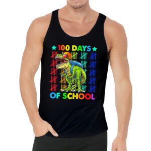 100 Days Of School Trex 100 Days Smarter 100th Day of School Tank Top 1 1