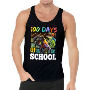 100 Days Of School Trex 100 Days Smarter 100th Day of School Tank Top 1 2