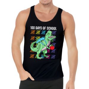 100 Days Of School Trex 100 Days Smarter 100th Day of School Tank Top 1