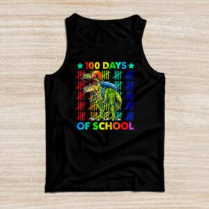 100 Days Of School Trex 100 Days Smarter 100th Day of School Tank Top