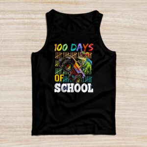 100 Days Of School Trex 100 Days Smarter 100th Day of School Tank Top