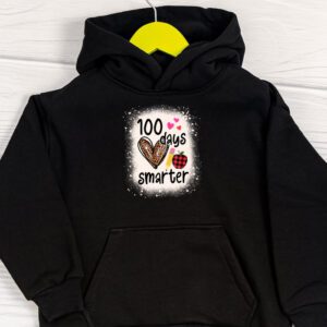 100 Days Smarter 100th Day Of School Toddlers Girls Hoodie 1 100 Days Smarter 100th Day Of School Toddlers Girls Hoodie 1 4