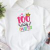 100 Days Smarter 100th Day Of School Toddlers Girls Hoodie