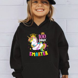 100 Days Smarter 100th Day Of School Toddlers Girls Hoodie 2 100 Days Smarter 100th Day Of School Toddlers Girls Hoodie 2 3