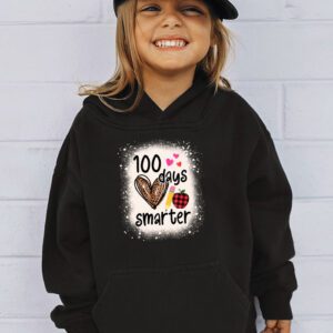 100 Days Smarter 100th Day Of School Toddlers Girls Hoodie 2 100 Days Smarter 100th Day Of School Toddlers Girls Hoodie 2 4